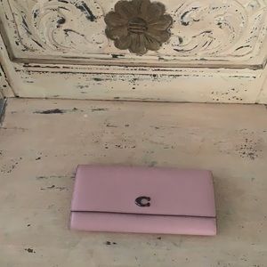 Coach wallet, new without tags.  Beautiful blush pink color.